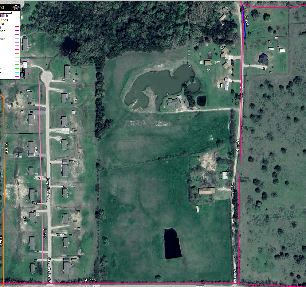 Wylie Lane Main line install